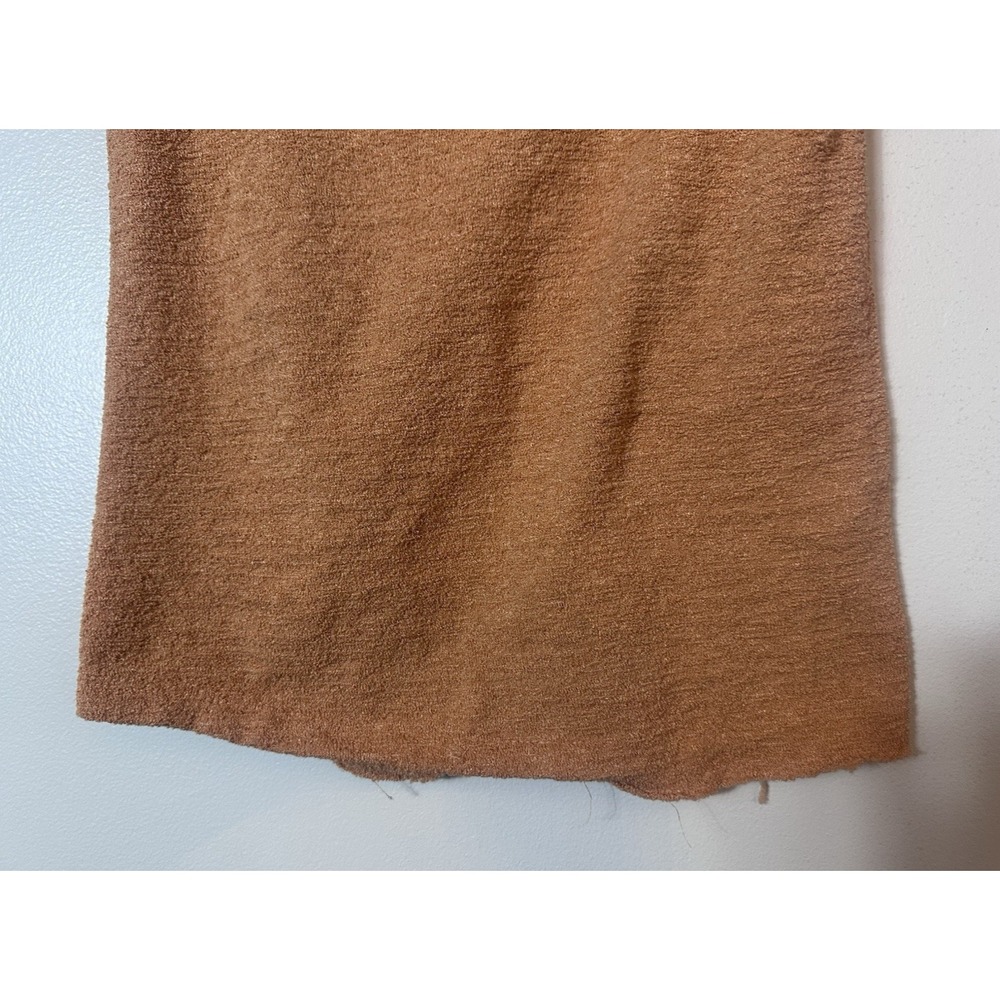 Vintage Forever 21 Top Womens Large Orange Sleeveless Knit Tank 90s Y2K Stretch - Picture 4 of 7